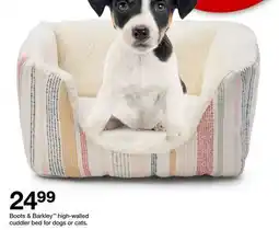 Target Boots & Barkley high-walled cuddler bed for dogs or cats offer