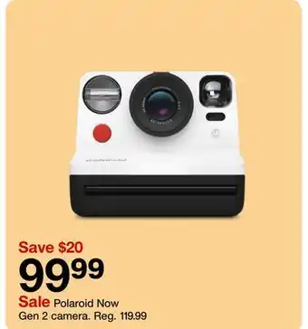 Target Polaroid Now Gen 2 camera offer