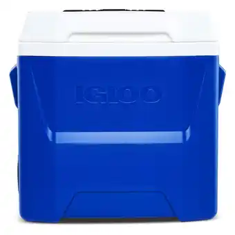 Walmart Igloo 16 QT Laguna Ice Chest Cooler with Wheels, Blue offer