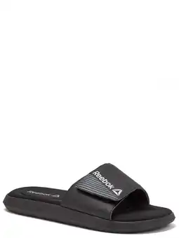 Walmart Reebok Adult Men's Memory Foam Slide Sandals with Adjustable Strap offer