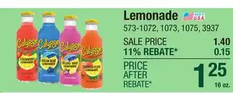 Menards Calypso Strawberry Lemonade - 16 oz offer