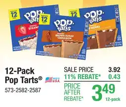 Menards Pop-Tarts Frosted Strawberry Toaster Pastries - 12 Pack offer