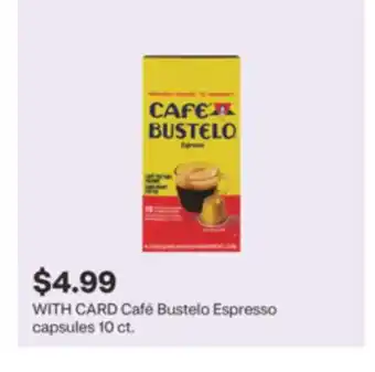 CVS Café Bustelo Espresso capsules 10 ct offer