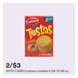 CVS Cuétera cookies 5.29-10.58 oz offer