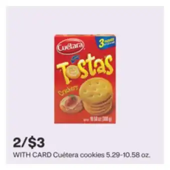 CVS Cuétera cookies 5.29-10.58 oz offer