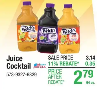 Menards Welch's Orange Pineapple Apple Juice Cocktail - 64 oz offer