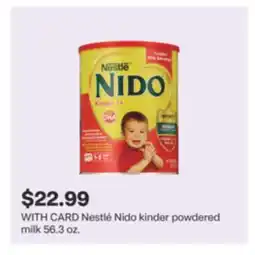 CVS Nestlé Nido kinder powdered milk 56.3 oz offer