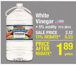 Menards Old Style White Vinegar - 128 oz offer