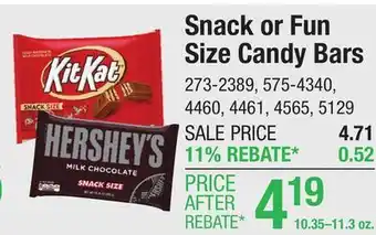 Menards Kit Kat Snack Size Bars - 10.78 oz offer