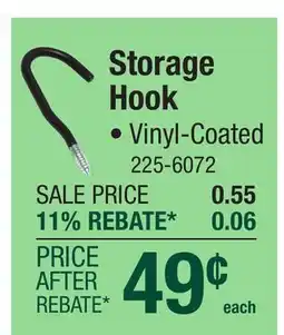 Menards Tool Shop 6 Vinyl-Coated Screw-In Bike Hook offer