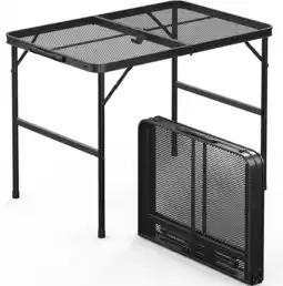 Walmart New Camping Table 3 ft Folding Grill Table With Mesh Desktop Portable Aluminum offer