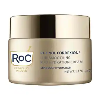 Walmart RoC Retinol Correxion Max Daily Hydration Anti-Aging Face Moisturizer +Hyaluronic Acid, 1.7oz offer