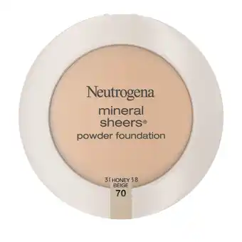 Walmart Neutrogena Mineral Sheers Powder Foundation, Natural Ivory 20,.34 oz offer