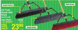 Menards Libman 24 Multi-Surface Commercial Push Broom offer