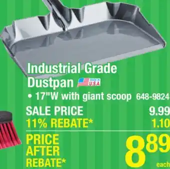 Menards Libman Industrial Grade Dustpan offer