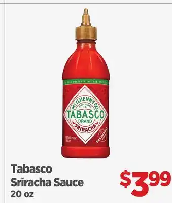 Gordon Food Services Tabasco Sriracha Sauce offer