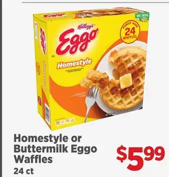 Gordon Food Services Homestyle or Buttermilk Eggo Waffles offer