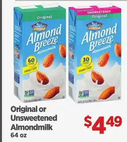 Gordon Food Services Original or Unsweetened Almondmilk offer