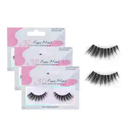 Walmart BEPHOLAN 3 Pairs False Eyelashes Synthetic Fiber Material| 3D Mink Lashes offer