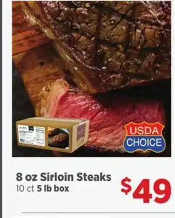 Gordon Food Services 8 oz Sirloin Steaks offer