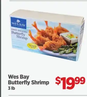 Gordon Food Services Wes Bay Butterfly Shrimp offer