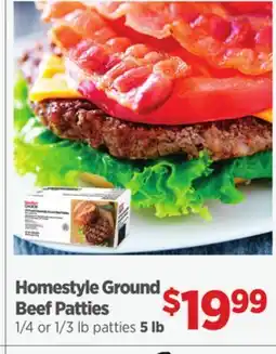 Gordon Food Services Homestyle Ground Beef Patties offer