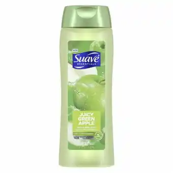 Walmart 2X - Suave Juicy Green Apple Body Wash 18 fl oz offer