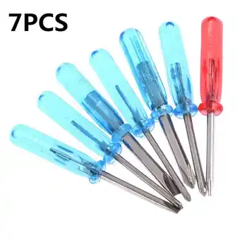 Walmart 7Pcs/Set Small Screwdriver Star Slotted Cross Screwdriver Repair For Small Items offer