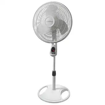 Walmart Lasko 16 3-Speed Oscillating Remote Controlled Pedestal Fan, 47 H, White, 1646, New offer