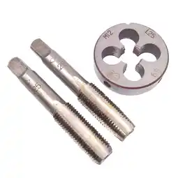 Walmart HSS M12 x 1.25mm Taper & Plug Tap & M12 x 1.25mm Die Metric Thread Right Hand offer