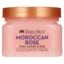 Walmart Tree Hut Shea Sugar Scrub Moroccan Rose, 18oz offer