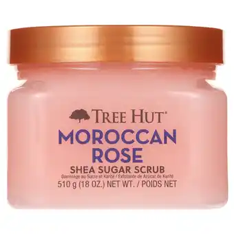 Walmart Tree Hut Shea Sugar Scrub Moroccan Rose, 18oz offer