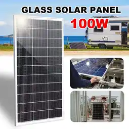 Walmart 100W Solar Panel 12V Monocrystalline Solar Charger for Car RV Boat Roof offer