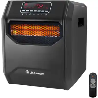 Walmart LifeSmart LifePro 1500W 6 Element Infrared Large Room Space Heater w/Remote New offer