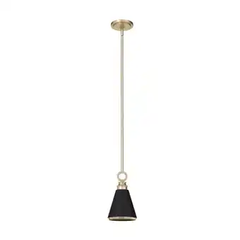 Walmart Hunter Klein 6 Pendant Fmb Klein 6 Wide Mini Pendant - Alturas Gold offer