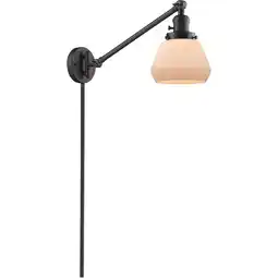 Walmart Innovations Lighting - Fulton-One Light Adjustable Swing Arm Portable Wall offer