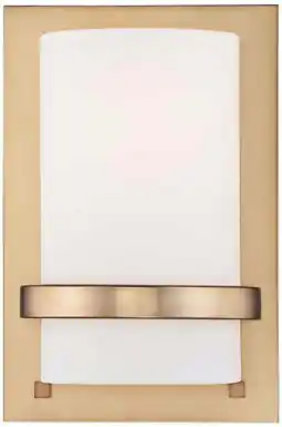 Walmart Minka Lavery 342 1 Light Ada Wall Sconce From The Fieldale Lodge Collection - Gold offer