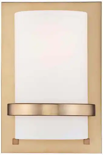 Walmart Minka Lavery 342 1 Light Ada Wall Sconce From The Fieldale Lodge Collection - Gold offer