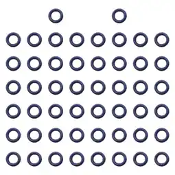 Walmart Luwecf 50 Pieces Rubber O-s Sealing ID 9.7mm, Width 4mm O Kits offer