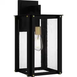 Walmart Quoizel Rob8409 Robbins 18 Tall Outdoor Wall Sconce - Black offer