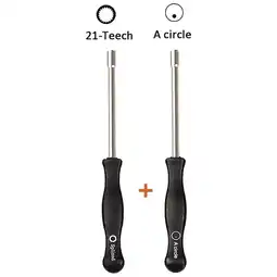 Walmart 2Pcs 21-Teeth Splined + A-Circle Carburetor Adjustment Tool Screwdriver Kit offer