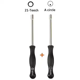 Walmart 2Pcs 21-Teeth Splined + A-Circle Carburetor Adjustment Tool Screwdriver Kit offer