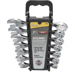 Walmart TITAN 7-PC SAE STUBBY COMBINATION WRENCH S offer