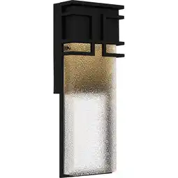 Walmart Quoizel Day8407 Daymon 21 Tall Outdoor Wall Sconce - Black offer