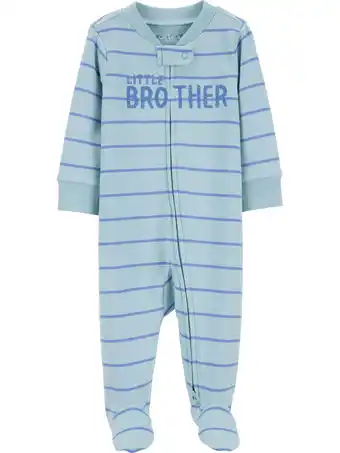 Walmart Carter's Child of Mine Baby Boy Sleep 'n Play, One-Piece, Sizes Preemie-6/9 Months offer