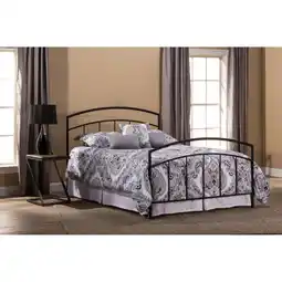 Walmart Hillsdale Furniture Julien Metal King Bed, Textured Black offer