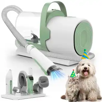 Walmart AIRROBO PG50 Plus Pet Grooming Vacuum with 2.5L Dust Cup, 11000Pa Suction, 7 Tools offer