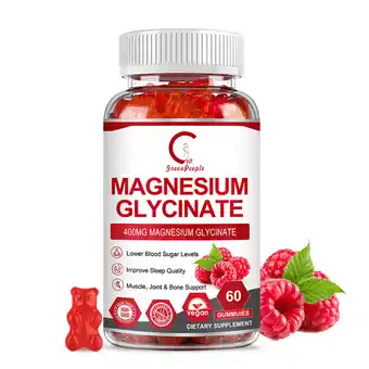 Walmart Magnesium Glycinate Gummies 400mg Promote Bone Health,Reduce Muscle Cramps,60 Gummies (Gluten Free) offer