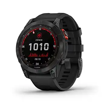 Walmart Garmin fenix 7 - Solar Edition, Slate Gray with Black Band offer