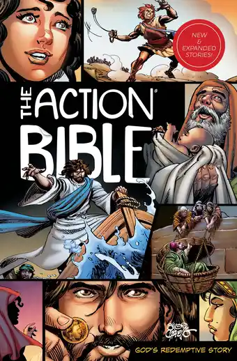 Walmart SERGIO CARIELLO: The Action Bible: God's Redemptive Story (Revised edition) (Hardcover) offer